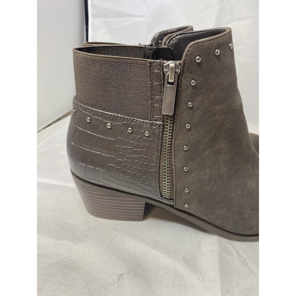 Market & Spruce Women's Kadie Bootie Brown Ankle Boots Size 10 - Picture 3 of 9